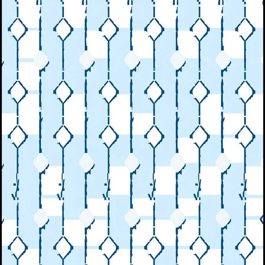 Honeycomb Hexagonal Grid with Modern Minimalist Styling (Blue) - ODIKA