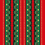 Festive Stripe Illusion with Bold Contrast and Classic Holiday Motifs(Red)