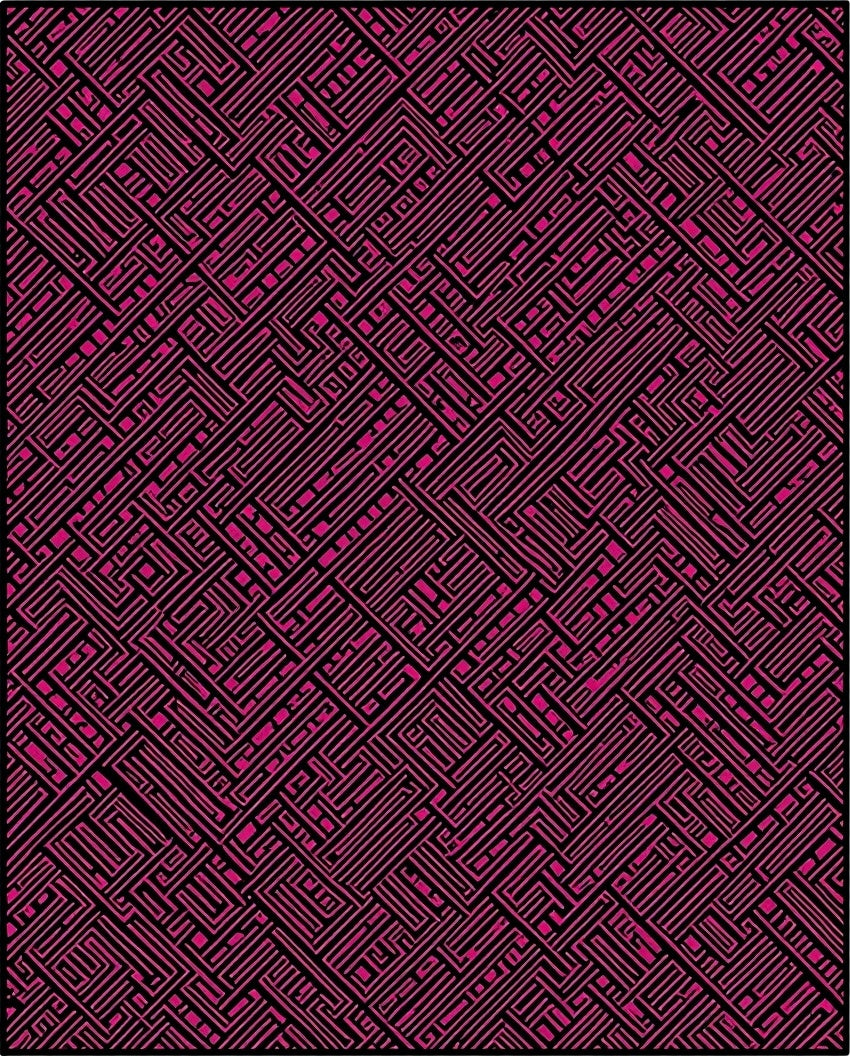 Timeless Basketweave Interlaced Stylish Decoration (Black) - ODIKA