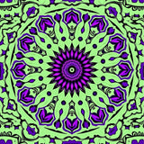 Ornate Tapestry Design with Intricate Floral Motifs(Green)