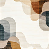 Abstract Earth Tone Area with Gradient Texture(Beige)
