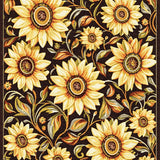 Sunflower and Daisy Inspired Rustic Floral Design(Yellow)