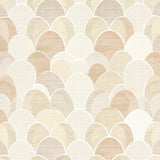 Contemporary Scallop Patterned Featuring Layered Arch Designs(Beige)