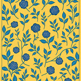 Floral Botanical Vine Trellis Decorative(Yellow)
