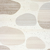 Beige with Speckled Wool Blend and Motifs(Beige)