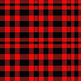 Rustic Highland Plaid Featuring Dynamic Interlaced Stripes(Red)