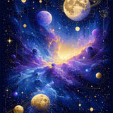 Enchanting Astral Swirl Visual(Purple)