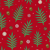 Elegant Pine Branch Seasonal Evergreen Bough Arrangement(Red)