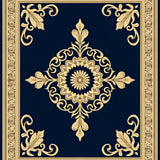 Ornate Baroque Scrollwork with Finish Decorative Motifs(Gold)