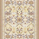 Abstract Animal Inspired Geometric(Beige)