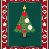 Magical Tannenbaum Yuletide Celebration Floor Adornment(Green)