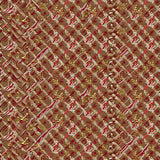 Vintage Wreath with Interlocking Plaid and Accents(Brown)