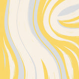 Abstract Flow Featuring Delicate Brushstroke Stripes(Yellow)