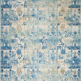 Desert Bloom Southwestern Area Boho Tribal Plant(Blue)