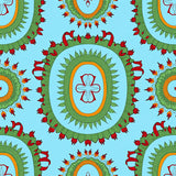 Yuletide Wreath Ornamental Pile Floor Covering(Light Blue)