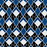 Seasonal Argyle Rhombus High Traffic Door(Black)