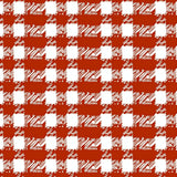 Harvest Plaid Check Design with Classic Autumn Gingham Motif(Red)