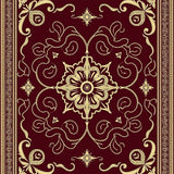 Heritage Arabesque Splendor Heirloom(Red)