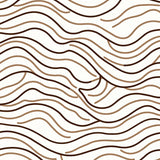 Modern Wave Ripple with Flowing Current(Brown)