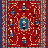 Enchanted Wooden Guardsman Spiral Arrangement(Red)