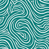 Abstract Wave Mosaic with Fluid Lines and Gradient Hues(White)