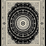 Enchanting Boho Medallion Knot Splendid Fashionable Treasure(Black)