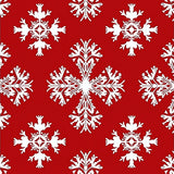 Enchanting Snowflake Wonderland Festive Holiday(Red)