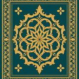 Holiday Starburst Arabesque with Golden Filigree Detailing(Gold)