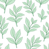 Botanical Leaf Motif Accent with Nature Inspired Design(Green)