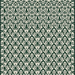 Botanical Leaf Lattice with Garden Trellis Inspiration (Green) - ODIKA