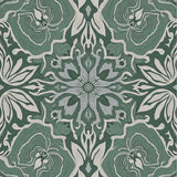 Abstract Bloom Aged Transitional Symmetrical Decorative Charm (Green) - ODIKA
