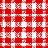Winter Gingham Festivity Plaid with Scandinavian Accents(Red)