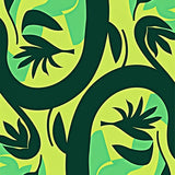 Tropical Jungle Aesthetic Featuring Lush Verdant(Green)