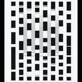 Rustic Monochrome Plaid Visual Appeal(Black)