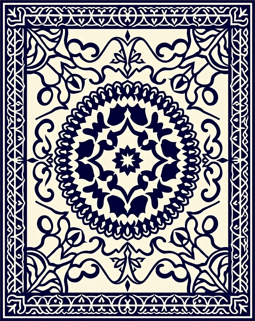 Tile featuring Quatrefoil Design (Ivory) - ODIKA