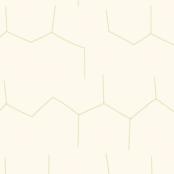 Minimalist Hexagonal Grid with Subtle Gradient Transitions (Ivory) - ODIKA