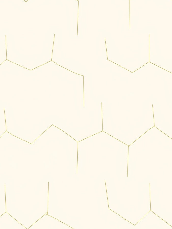 Minimalist Hexagonal Grid with Subtle Gradient Transitions (Ivory) - ODIKA