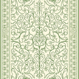 Arabesque Scrollwork with Interwoven Vine(Ivory)