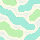 Artistic Seafoam Drift Elegant Splash Contemporary Ripple(Blue)