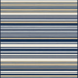 Waterproof Indoor with Stripe Design(Blue)