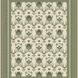 Sophisticated Distressed Vintage Damask Embellished Artistic Motif(Beige)
