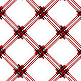 Nordic Winter Gingham Seasonal Decoration(Red)