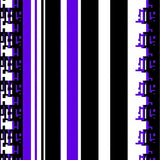 Gothic Contrast Bands Dramatic Interior Statement(Black)