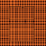 Harvest Gingham Grid Lattice Accent(Orange)