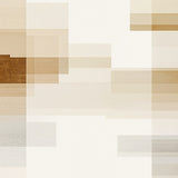 Abstract Horizon Beige Modern Artistic Floor Covering(Beige)