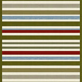 Fringed Non Shed in Olive Easy Clean Power Loom(Green)