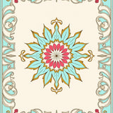 Ethereal Floral Medallion Motif (Pink)