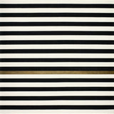 Elegant Dual Tone Horizontal Line Home Decor Textile Floor Covering(Black)