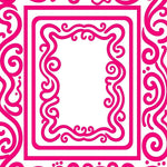 Luxurious Swirl Elegant Vibrant Contemporary Decorative (Pink) - ODIKA