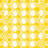 Hexagonal Honeycomb Network Modern Decorative(Yellow)